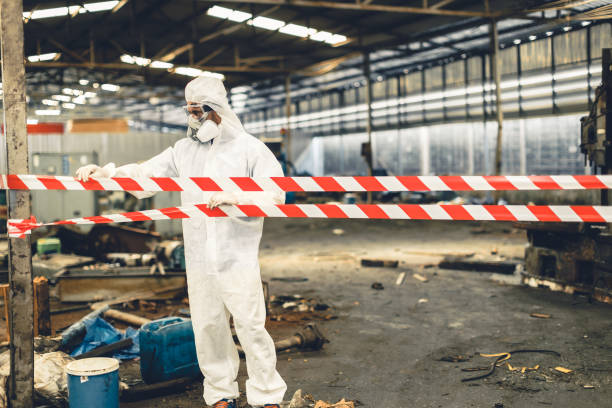 Professional Crime Scene Cleanup technician working in Brick, NJ